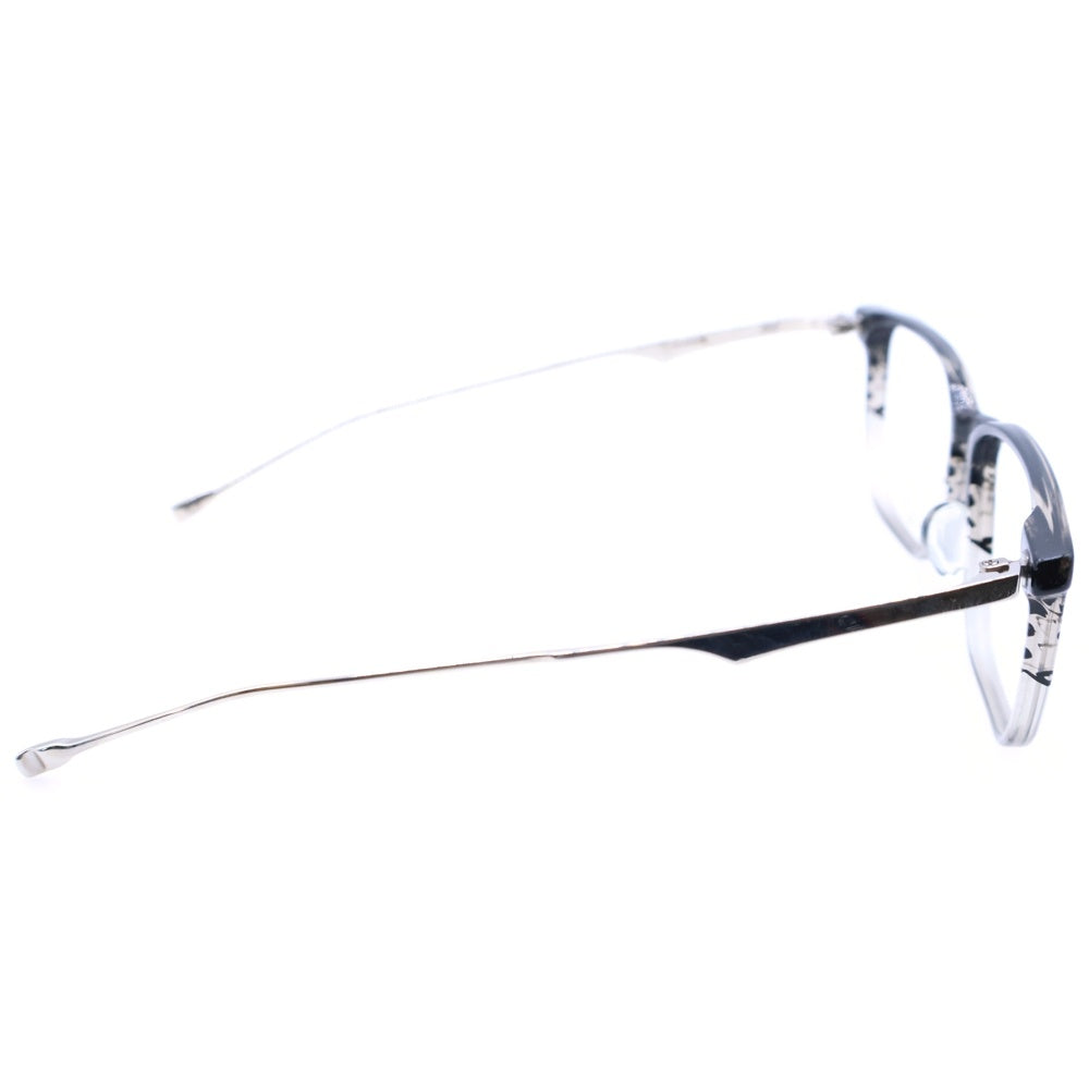 999.9(フォーナインズ) Titanium Glasses メタルテンプル 眼鏡 メガネ ブラック/シルバー APM-09