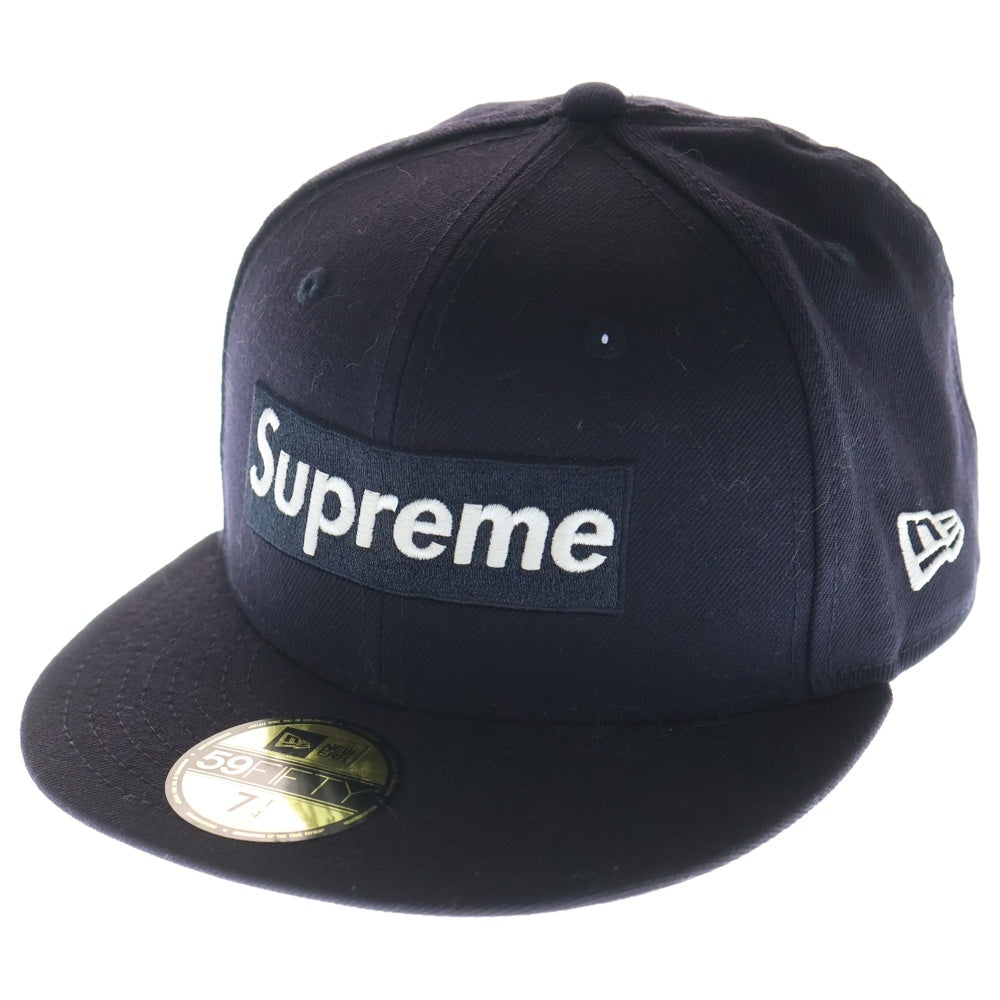 SUPREME(シュプリーム) 16AW ×NEW ERA R.I.P Box Logo Cap ニューエラ アールアイピー ボックスロゴ ベースボールキャップ 帽子 ネイビー
