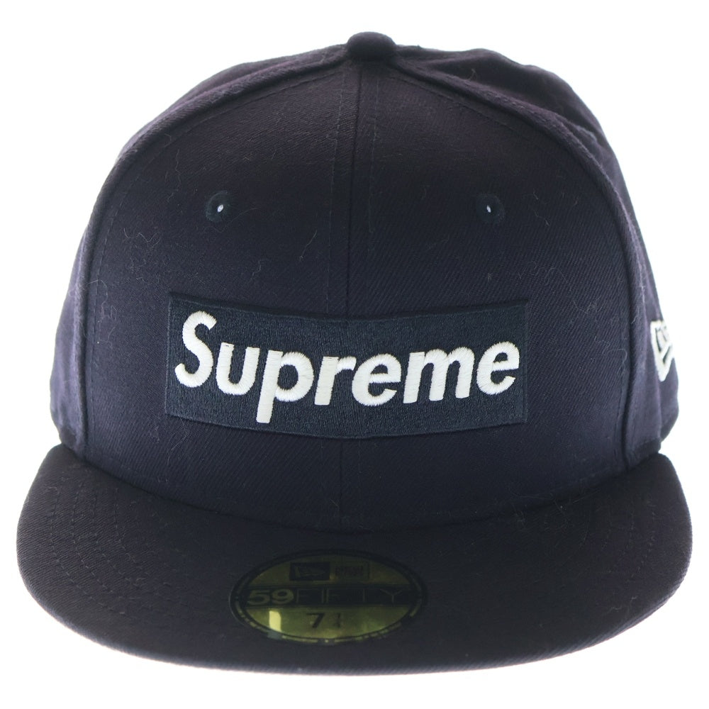 SUPREME(シュプリーム) 16AW ×NEW ERA R.I.P Box Logo Cap ニューエラ アールアイピー ボックスロゴ ベースボールキャップ 帽子 ネイビー