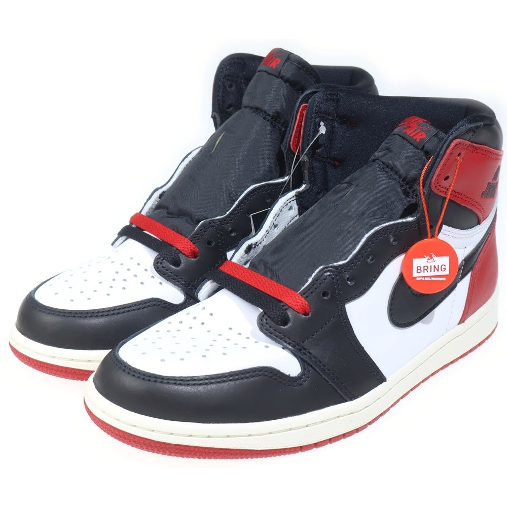NIKE(ナイキ) AIR JORDAN 1 RETRO HIGH OG BLACK TOE REIMAGINED エアジョーダン 1 ブラックトゥ リイマジンド ハイカットスニーカー US8/26cm DZ5485-106