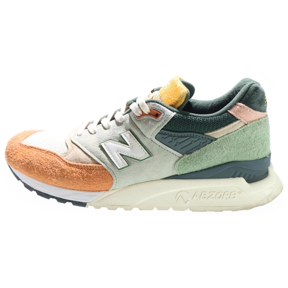 New Balance(ニューバランス) ×キス×ロニー・ファイグ アンド ザ フランク ロイド ライト ファウンデーション 998 スエード ローカットスニーカー マルチカラー US9.5/27.5cm U998KT1