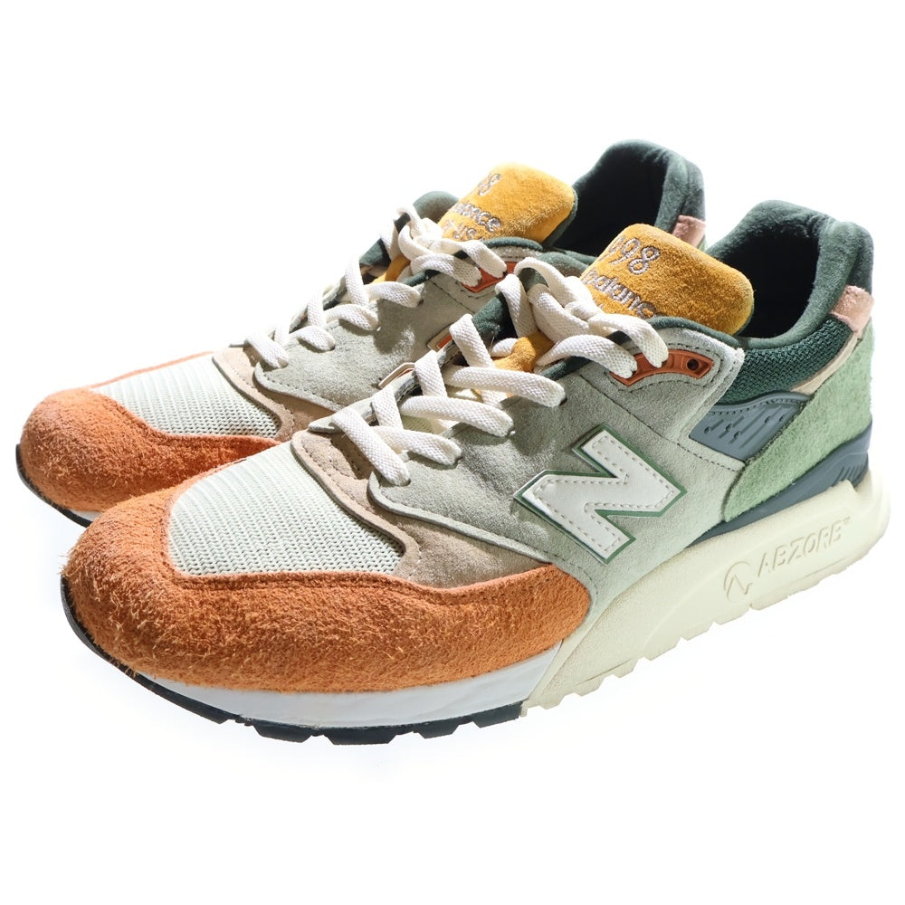 New Balance(ニューバランス) ×キス×ロニー・ファイグ アンド ザ フランク ロイド ライト ファウンデーション 998 スエード ローカットスニーカー マルチカラー US9.5/27.5cm U998KT1