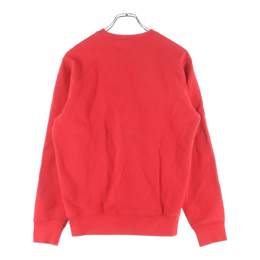 SUPREME(シュプリーム) 20SS Underline Crewneck アンダーライン フロントロゴ クルーネックスウェットトレーナー レッド