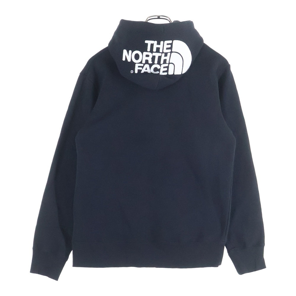 THE NORTH FACE(ザノースフェイス) Rearview FullZip Hoodie フードロゴ刺繍 フルジップフーディー スウェットパーカー ブラック NT11930