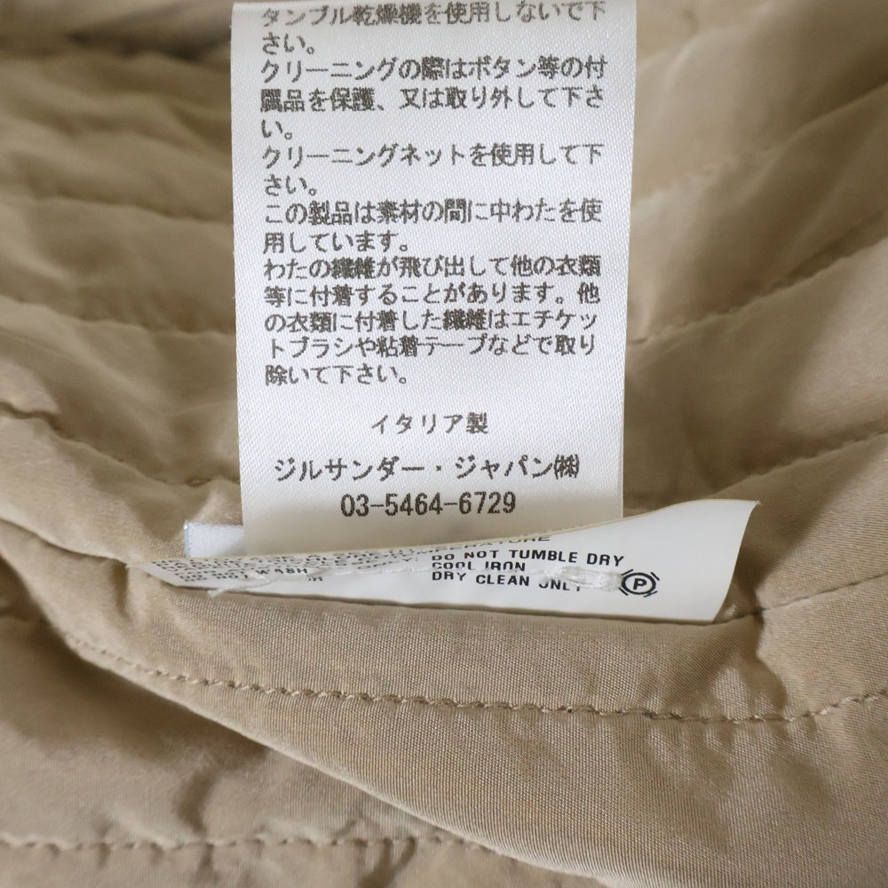 JIL SANDER(ジルサンダー) フーデッド 中綿ナイロンジャケット ベージュ 181417 WF250802