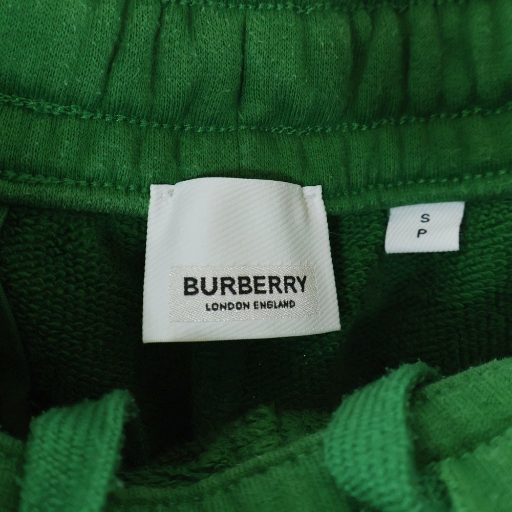 BURBERRY(バーバリー) ロゴプリント イージースウェットハーフパンツ ショーツ グリーン 8057528