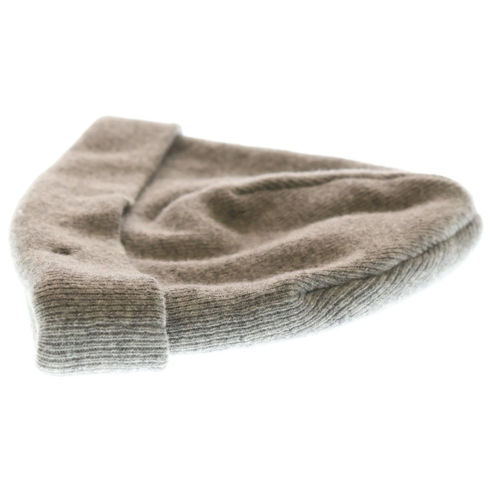 RAF SIMONS(ラフシモンズ) フロント刺繍 ウールニットキャップ ビーニー 帽子 グレー