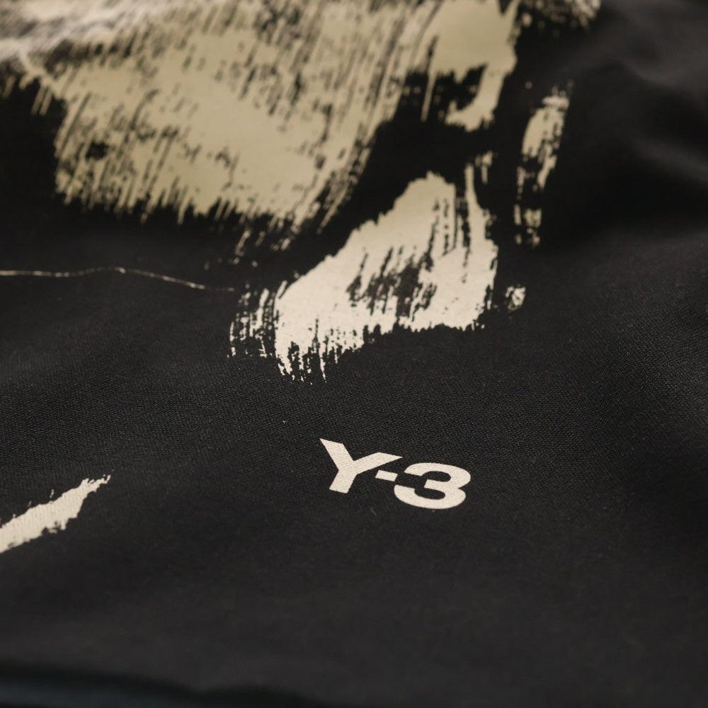 Y-3(ワイスリー) AOP BAG フロントロゴデザイン ハンドバッグ ショルダーバッグ ブラック A43010