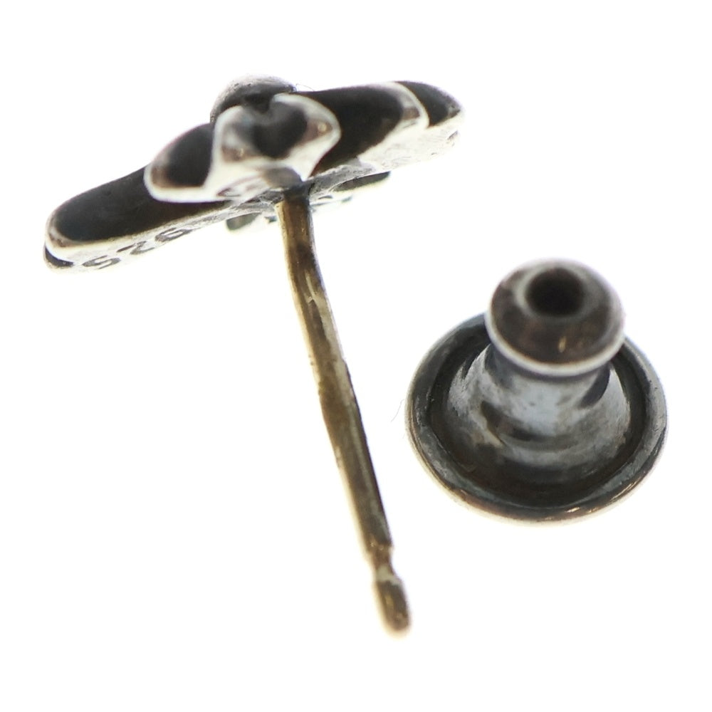 CHROME HEARTS(クロムハーツ) No2 CH CRS CHクロス スタッズピアス シルバー BCA407