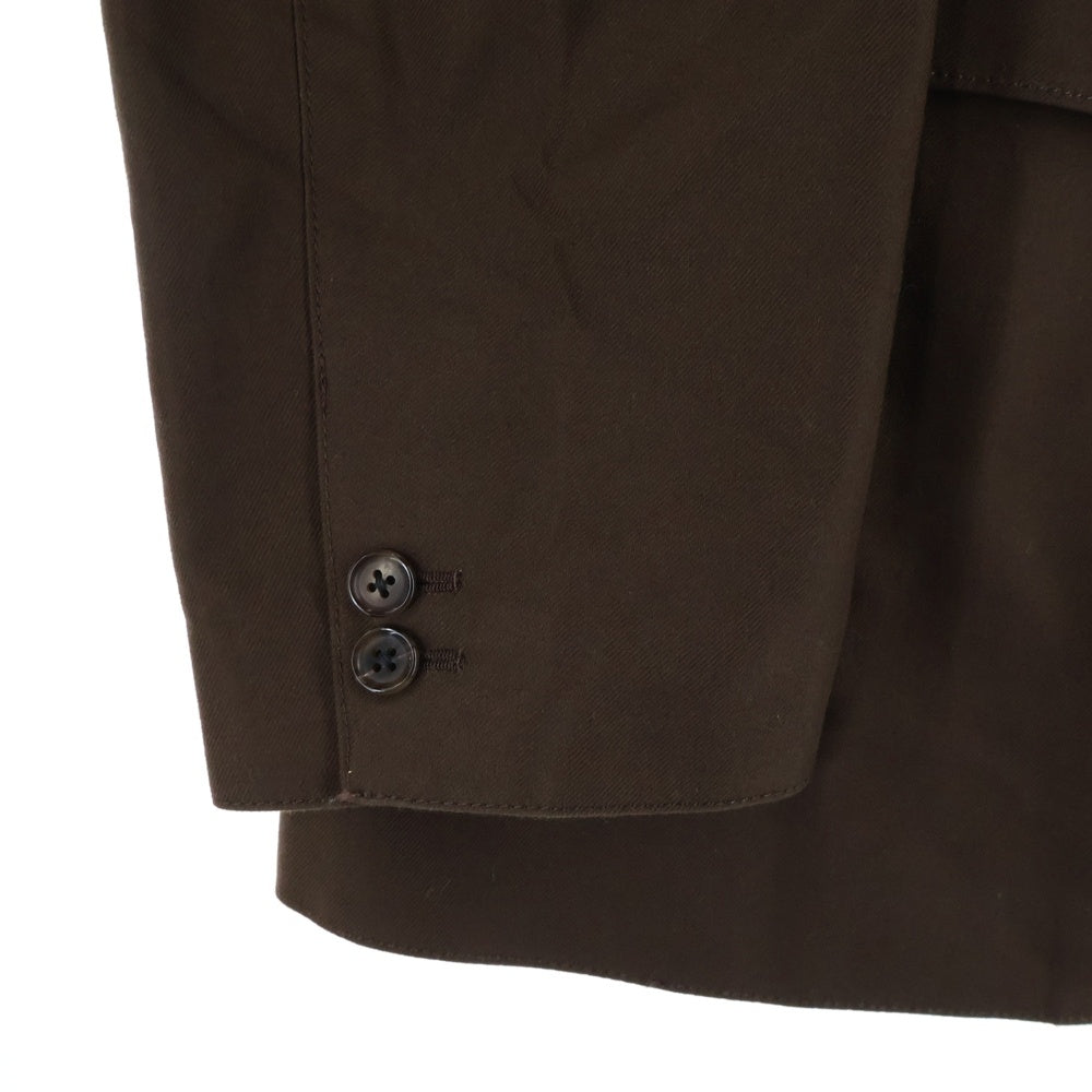 WACKO MARIA(ワコマリア) UNCONSTRUCTED JACKET/PLEATED TROUSER TYPE-2 セットアップスーツ アンコンストラクテッド レオパードライナー ジャケット トラウザー ブラウン