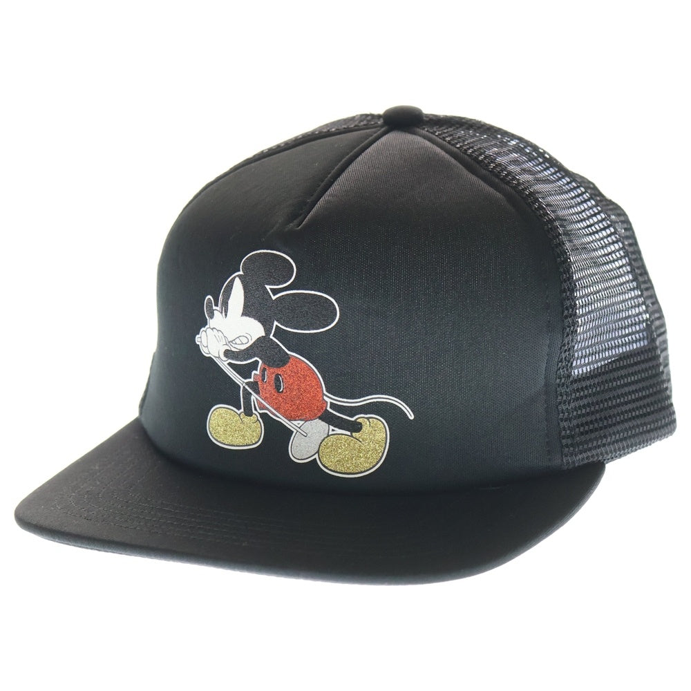 SUPREME(シュプリーム) 25AW x Number (N)ine x Mickey Mouse Mesh Back 5-Panel ナンバーナイン x ミッキーマウス メッシュ バック 5 パネル キャップ 帽子 ブラック