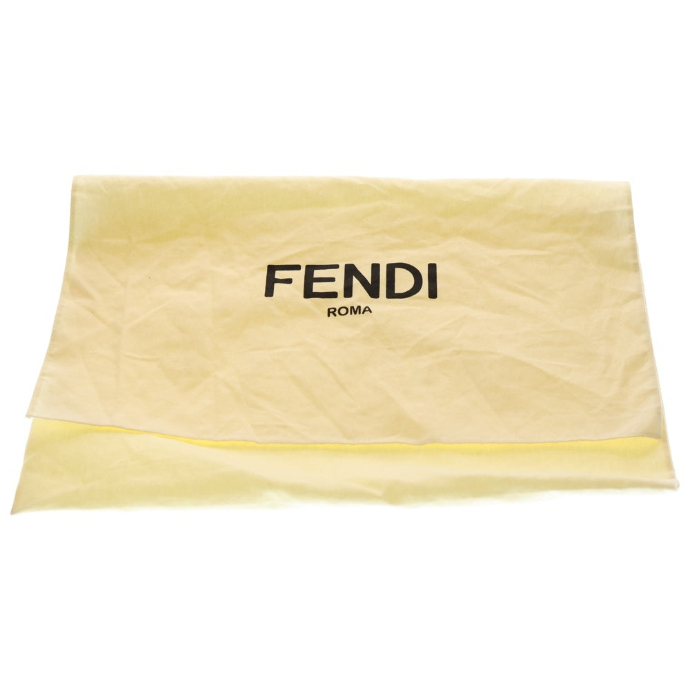 FENDI(フェンディ) ベルト付きマフラー ロゴ グリーン FNL121