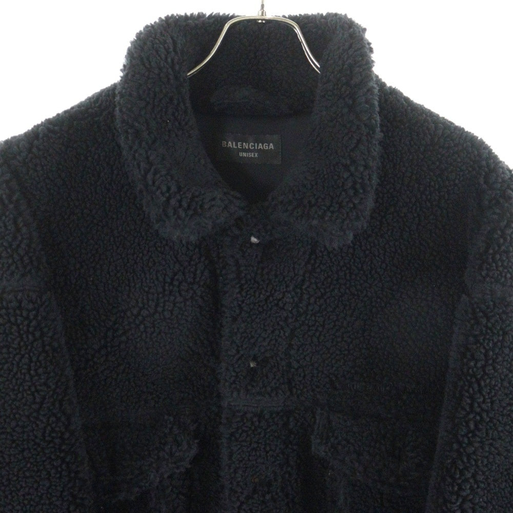BALENCIAGA(バレンシアガ) オーバーサイズフリースジャケット ボア