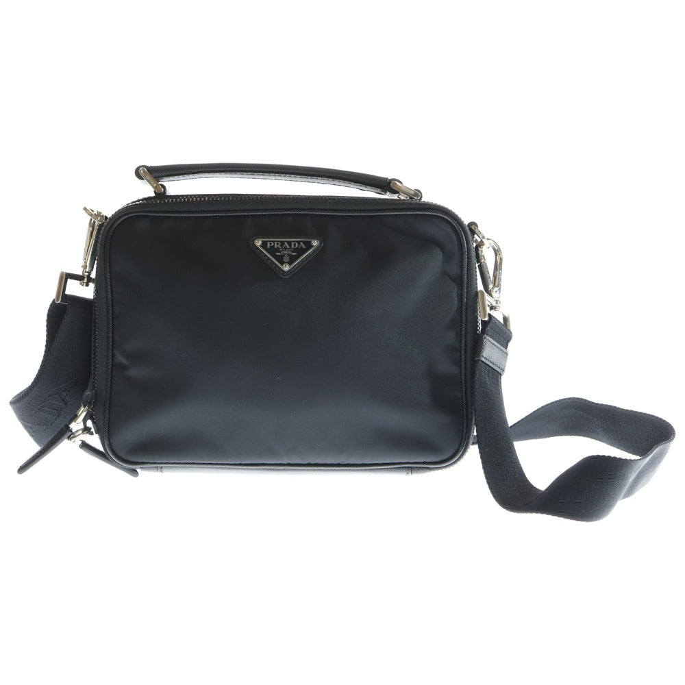 PRADA(プラダ) ブリック サフィアーノレザー ショルダーバッグ ブラック 2VH069