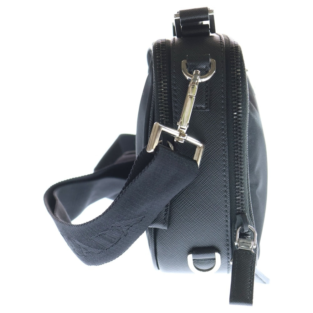 PRADA ブリック サフィアーノレザー ショルダーバッグ ブラック PRADA【入手困難】 ブリック☆サフィアーノレザー バッグ☆ (PRADA