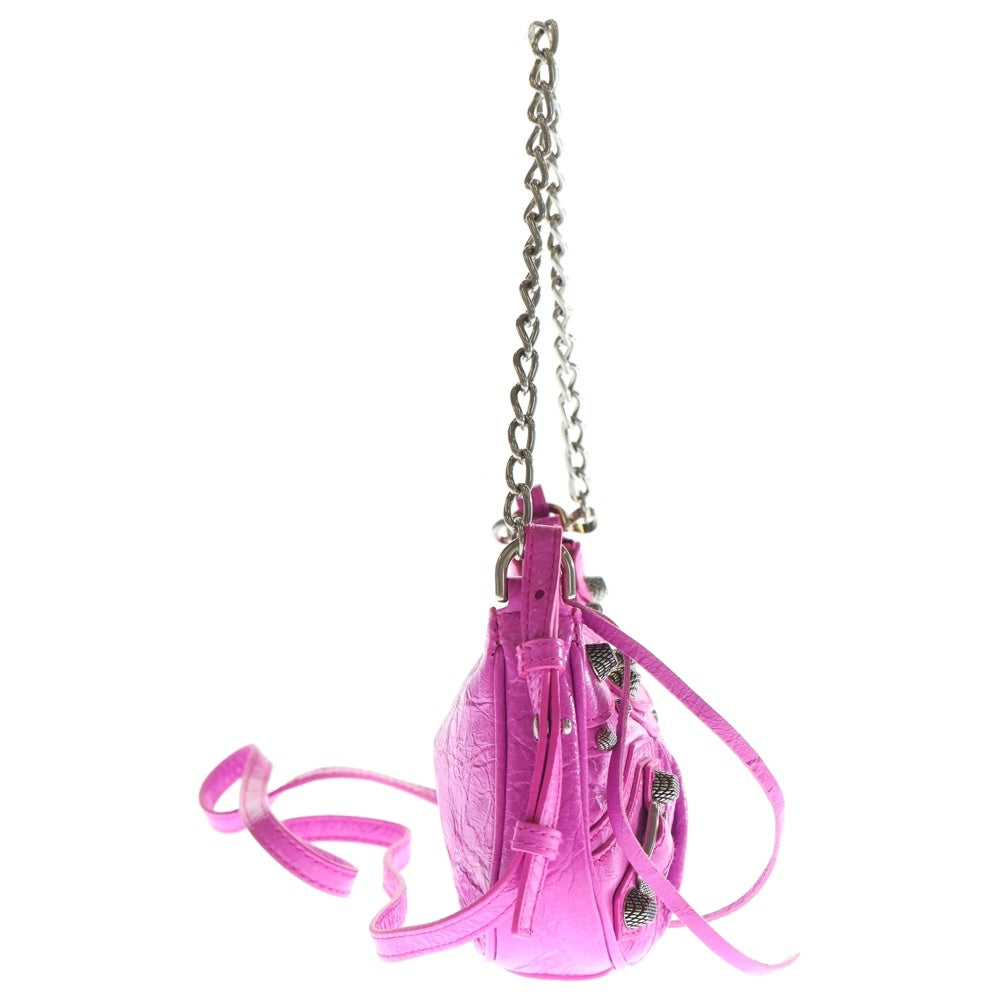 BALENCIAGA(バレンシアガ) ルカゴール ショルダーバッグ レザー ピンク