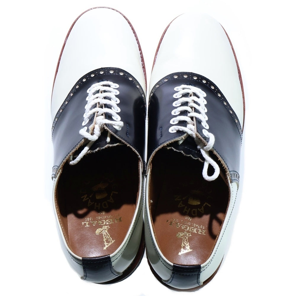 REGAL(リーガル) ×GLAD HAND グラッド ハンド ウイングチップ レザードレスシューズ ブラック/ホワイト 606S