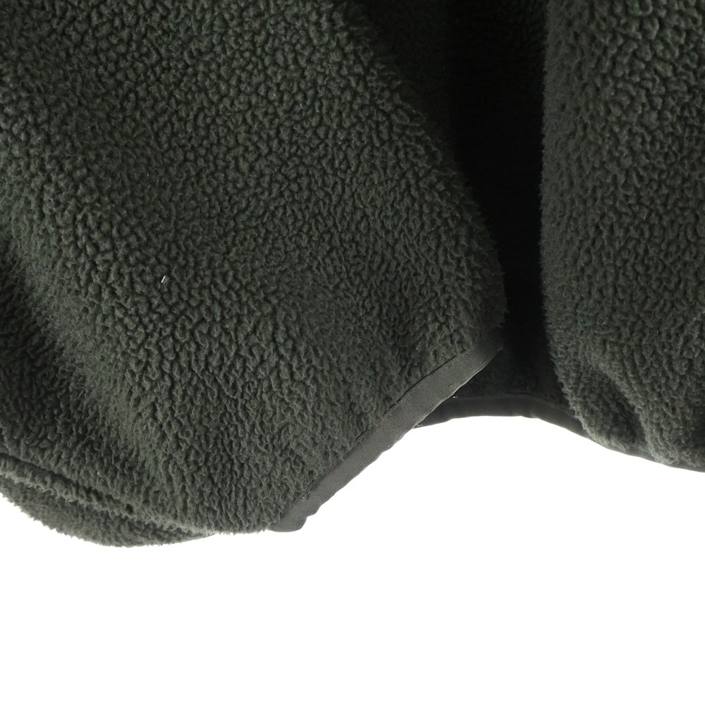 FEAR OF GOD(フィアオブゴッド) 胸ロゴパッチデザイン プルオーバー フーデッド ボア スウェット パーカー カーキ