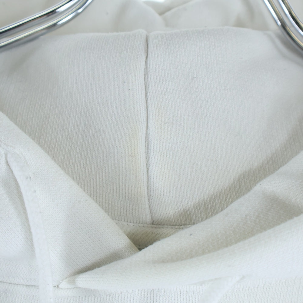 VETEMENTS(ヴェトモン) フロントプリント プルオーバースウェットパーカー フーディー ホワイト UAH21TR587