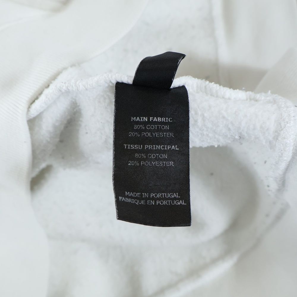 VETEMENTS(ヴェトモン) フロントプリント プルオーバースウェットパーカー フーディー ホワイト UAH21TR587