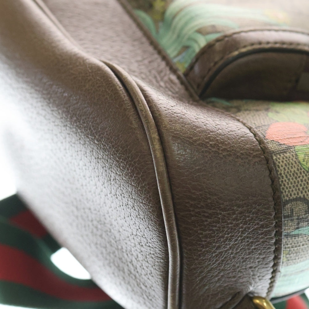 GUCCI(グッチ) TIGER GG BACKPACK タイガー GGスプリーム PVCバックパック リュックサック ベージュ 674147 UTBDC 9885 レディース