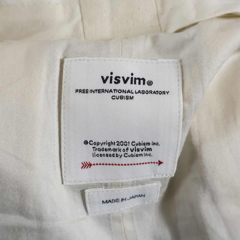 VISVIM(ヴィスヴィム) 24AW RUSSO PANTS SANTOME ストライプ柄 スリータック ルッソパンツ ネイビー/ブラウン 0124205008019
