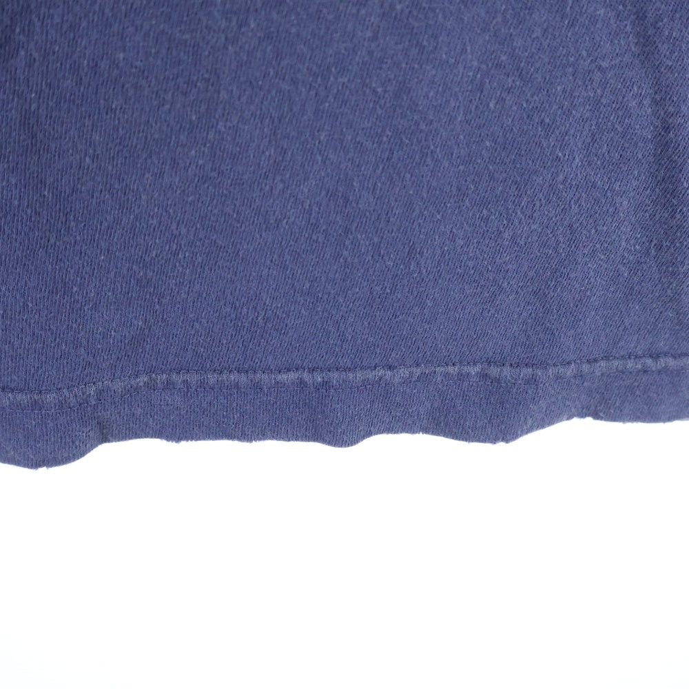VISVIM(ヴィスヴィム) 25SS JUMBO TEE S/S CRASH フェード加工 クルーネック ジャンボ 半袖Tシャツ カットソー ネイビー 0125105010015