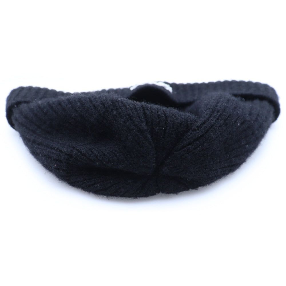 VISVIM(ヴィスヴィム) ウール リブニットキャップ ビーニー ブラック