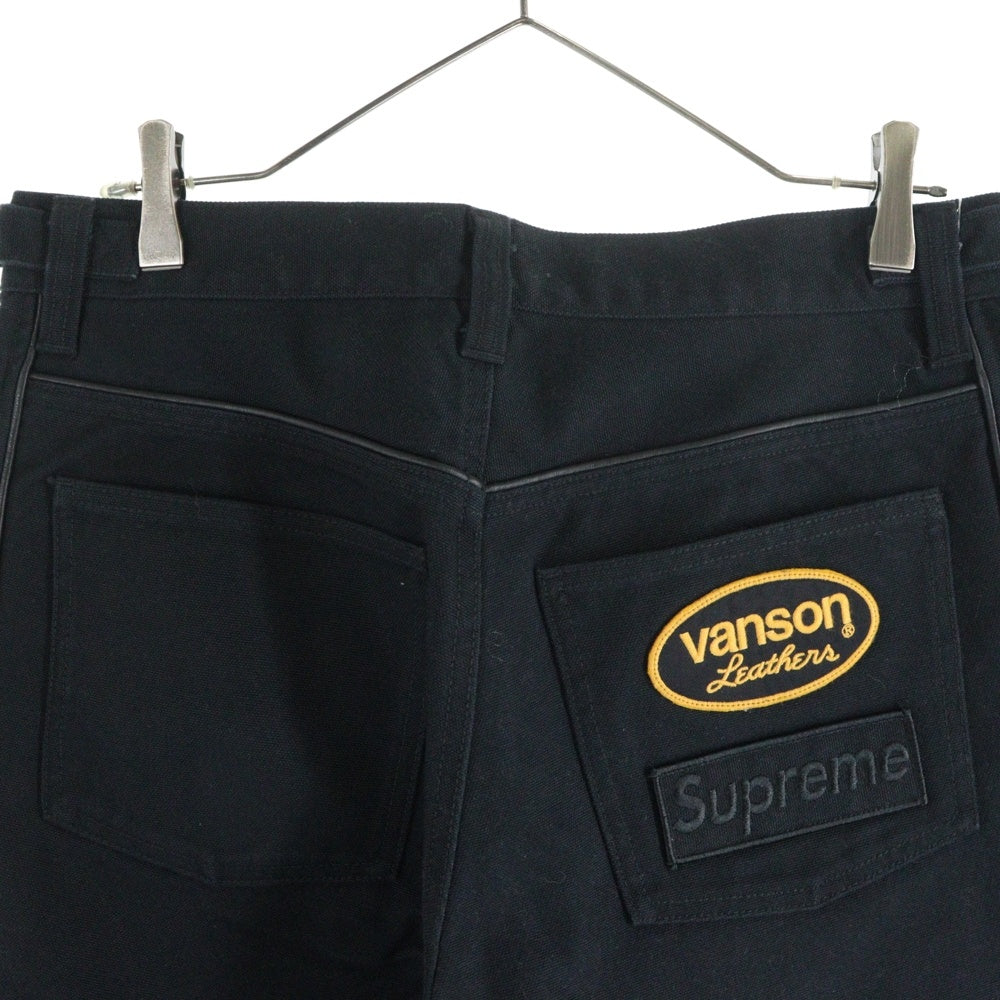 SUPREME(シュプリーム) 25SS ×VANSON Leathers Cordura Cotton Pant バンソン レザー コーデュラ コットンカーゴパンツ ブラック