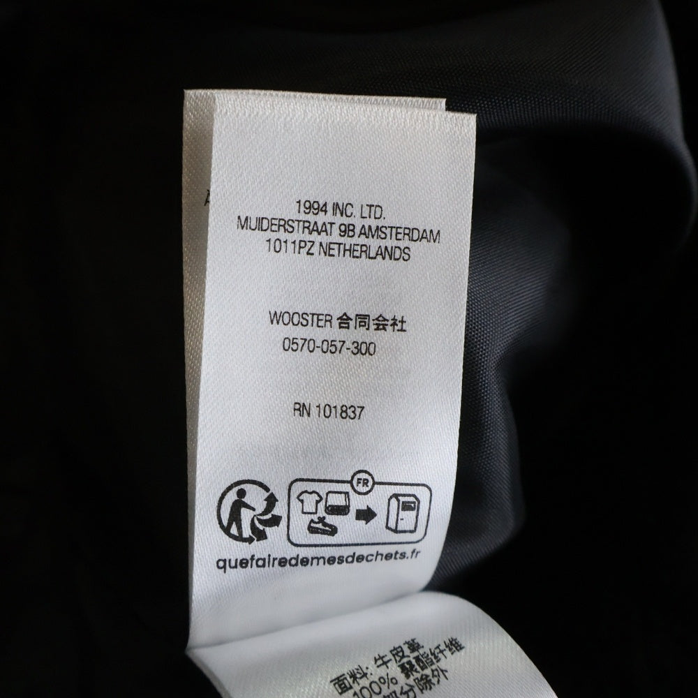 SUPREME(シュプリーム) 25SS ×Marithe + Francois Girbaud Shuttle Tape Leather Cargo Pant シャトル テープ レザー カーゴ パンツ ブラック