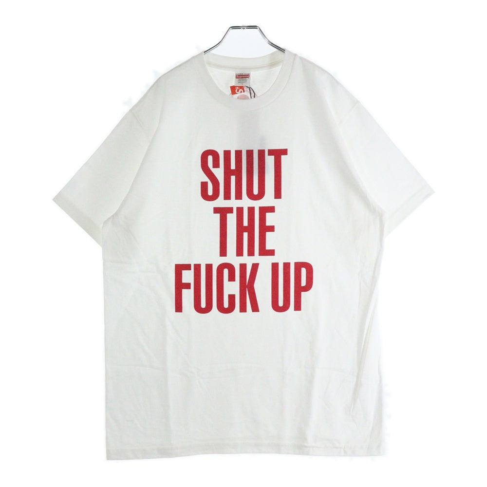 SUPREME(シュプリーム) 25AW ×NUMBER NINE Shut Up Tee ナンバーナイン シャットアップ クルーネック カットソー 半袖Tシャツ ホワイト