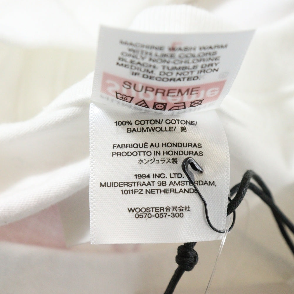 SUPREME(シュプリーム) 25AW ×NUMBER NINE Shut Up Tee ナンバーナイン シャットアップ クルーネック カットソー 半袖Tシャツ ホワイト