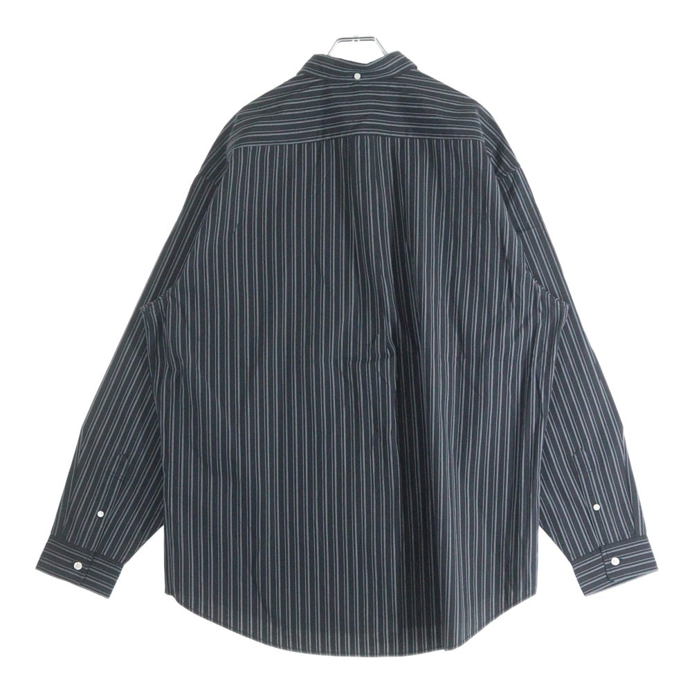 SUPREME(シュプリーム) 25AW Pinstripe Shirt ピンストライプ柄 長袖シャツ ネイビー