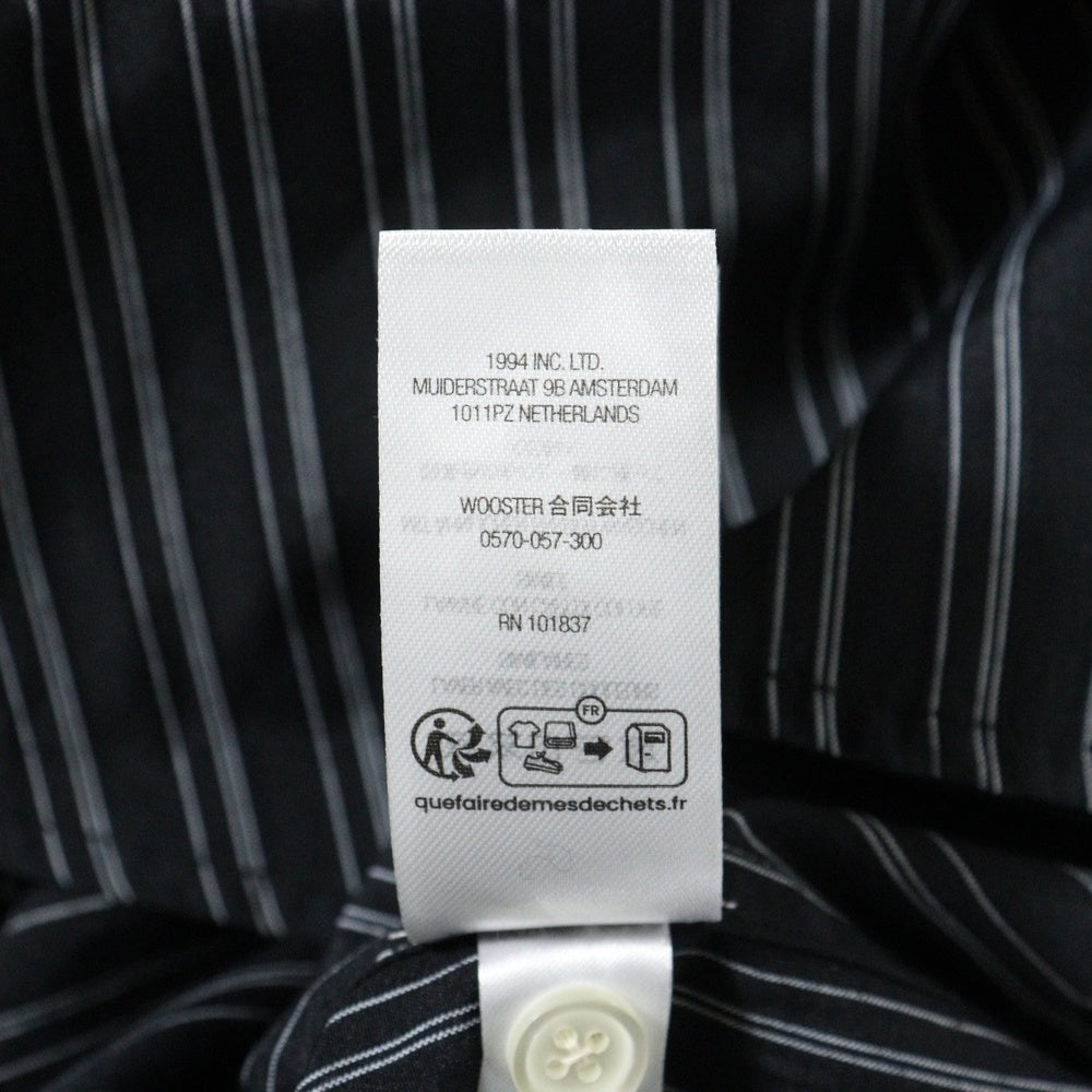 SUPREME(シュプリーム) 25AW Pinstripe Shirt ピンストライプ柄 長袖シャツ ネイビー