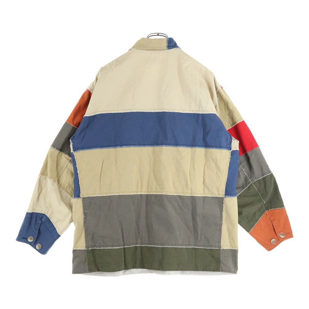 F-LAGSTUF-F(フラグスタフ) PATCH WORK SAFARI JACKET パッチワーク