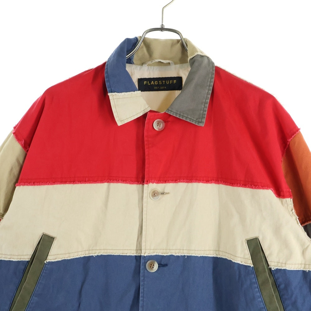 F-LAGSTUF-F(フラグスタフ) PATCH WORK SAFARI JACKET パッチワーク