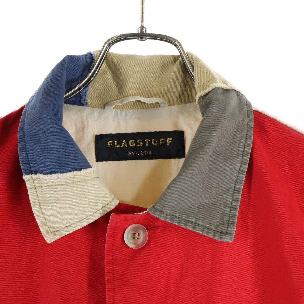 F-LAGSTUF-F(フラグスタフ) PATCH WORK SAFARI JACKET パッチワーク
