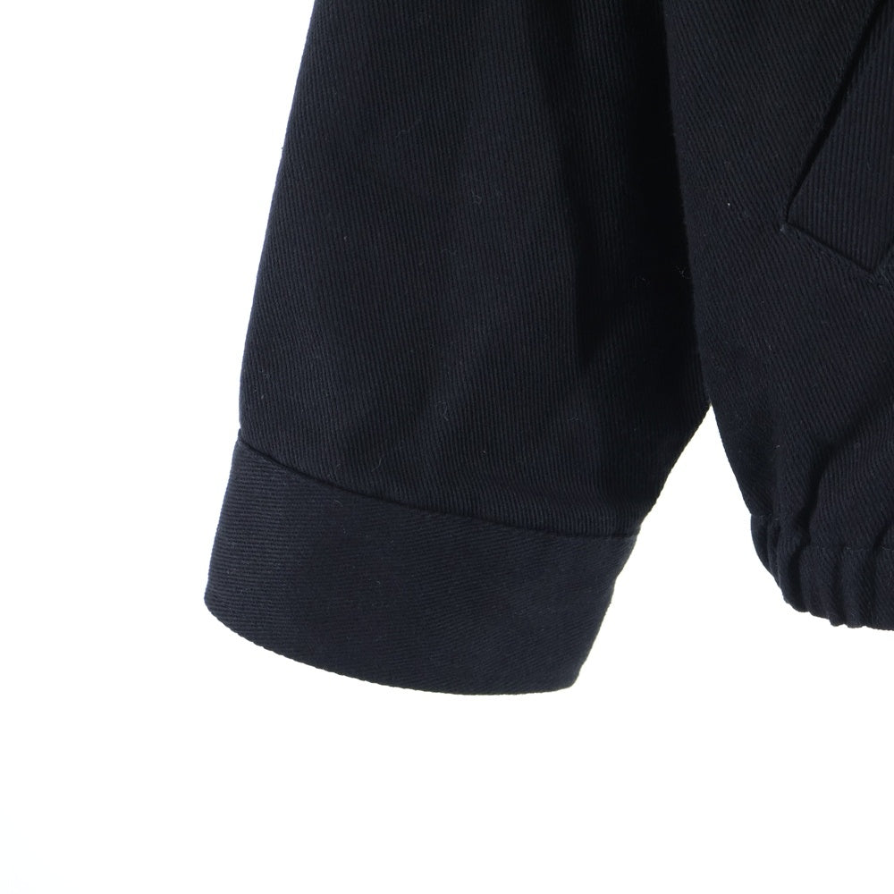 NO BRAND(ノーブランド) 【33 DEGREES サーティスリーディグリーズ】DESENT MEET JACKET エンブロイダリー ジップアップ ジャケット ブルゾン ブラック 3301710-104