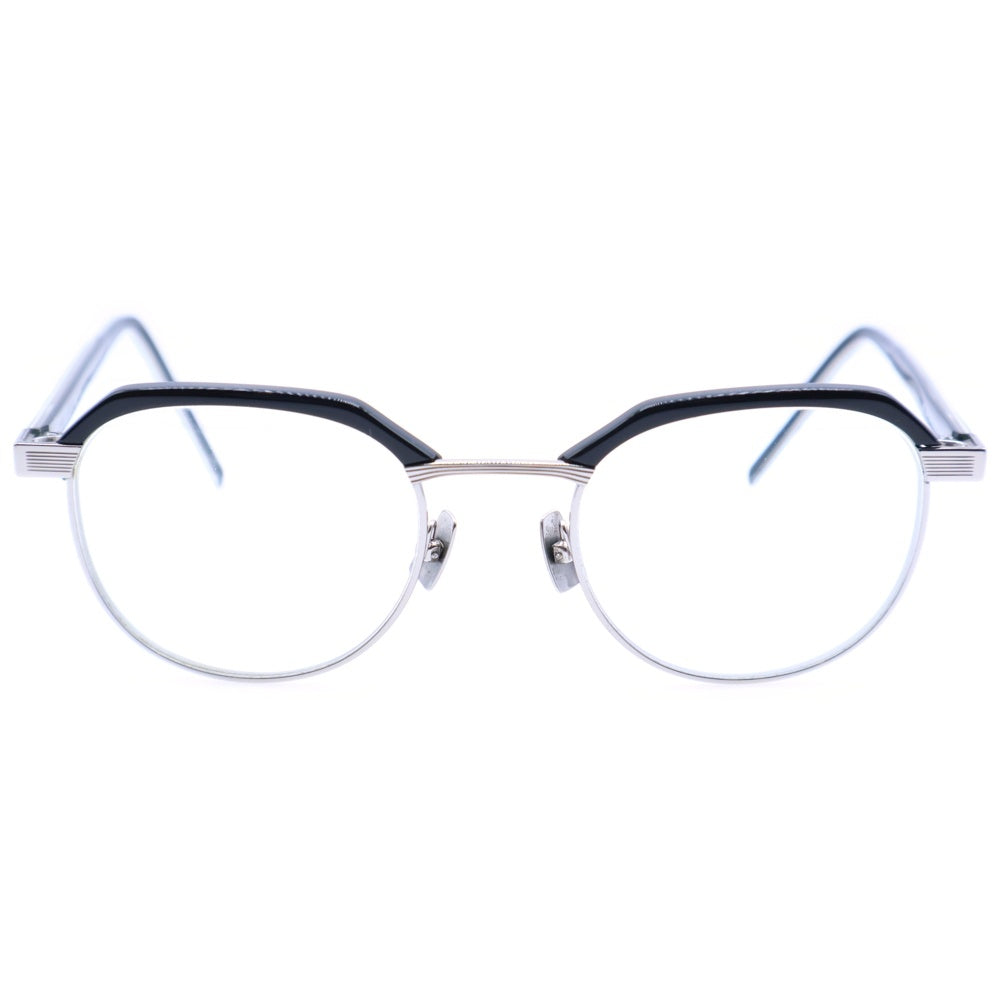 SAINT LAURENT PARIS(サンローランパリ) ラウンドシェイプ メタルフレーム メガネ サングラス 眼鏡 シルバー SL124-001