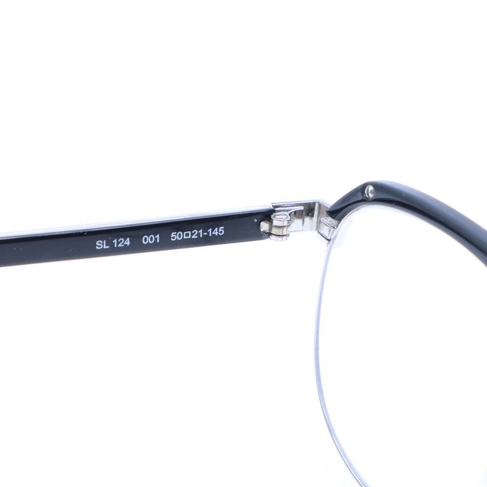 SAINT LAURENT PARIS(サンローランパリ) ラウンドシェイプ メタルフレーム メガネ サングラス 眼鏡 シルバー SL124-001