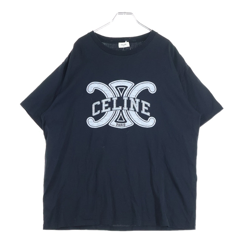 CELINE(セリーヌ) トリオンフプリント ルーズ Tシャツ ブラック RX0BO671Q