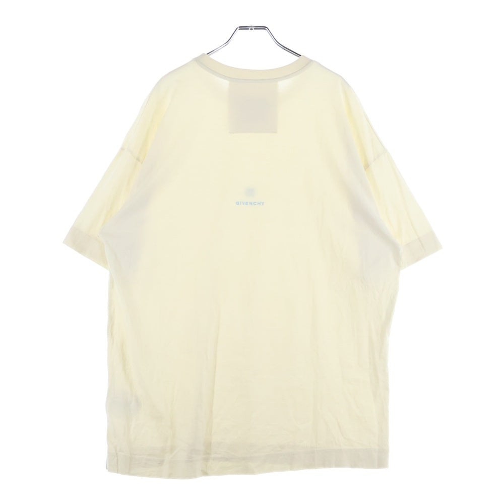 GIVENCHY(ジバンシィ) ロゴ刺繍入り 半袖Tシャツ カットソー ベージュ BM71JA3YMX