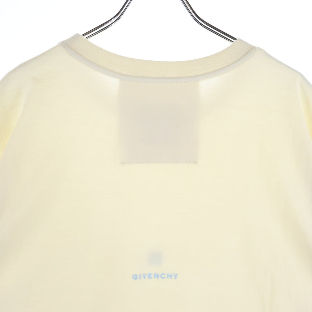 GIVENCHY(ジバンシィ) ロゴ刺繍入り 半袖Tシャツ カットソー ベージュ BM71JA3YMX