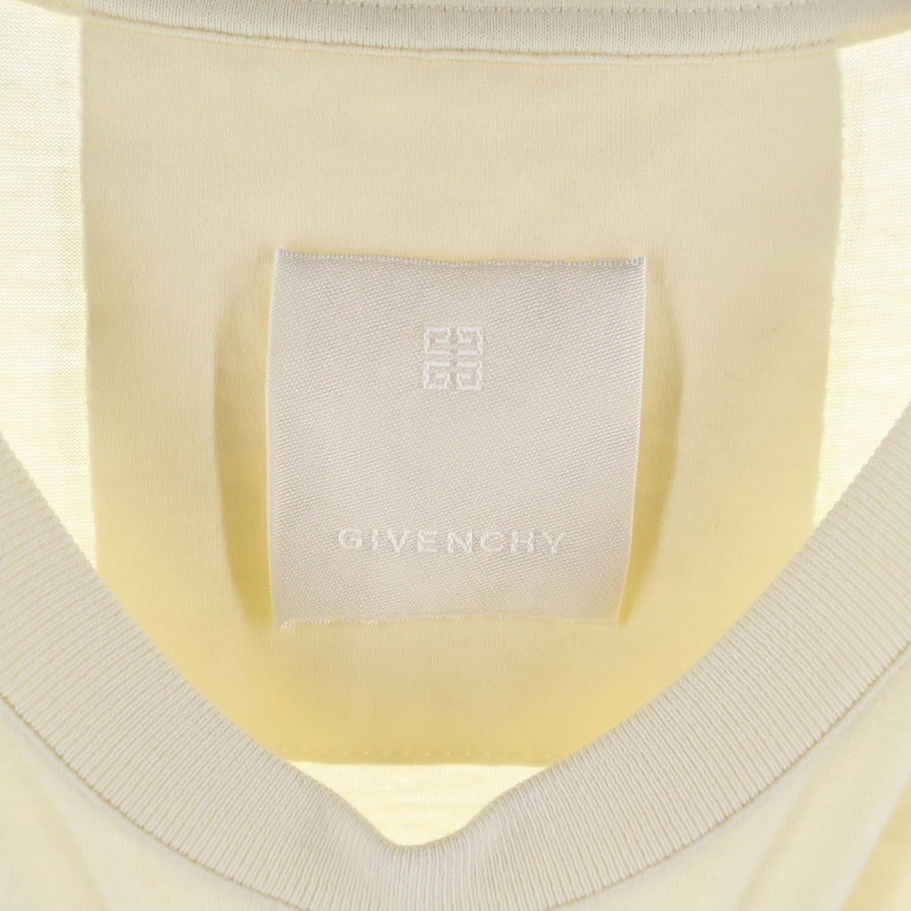 GIVENCHY(ジバンシィ) ロゴ刺繍入り 半袖Tシャツ カットソー ベージュ BM71JA3YMX