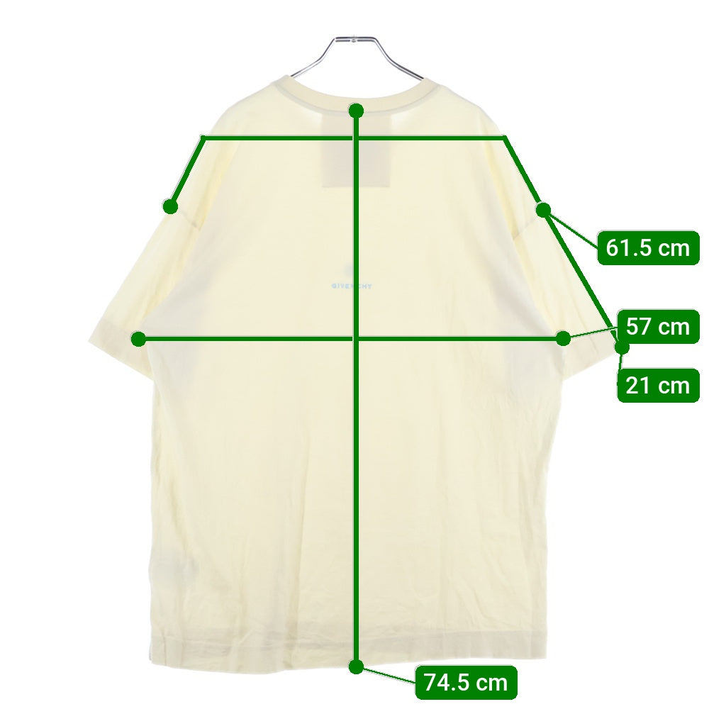 GIVENCHY(ジバンシィ) ロゴ刺繍入り 半袖Tシャツ カットソー ベージュ BM71JA3YMX
