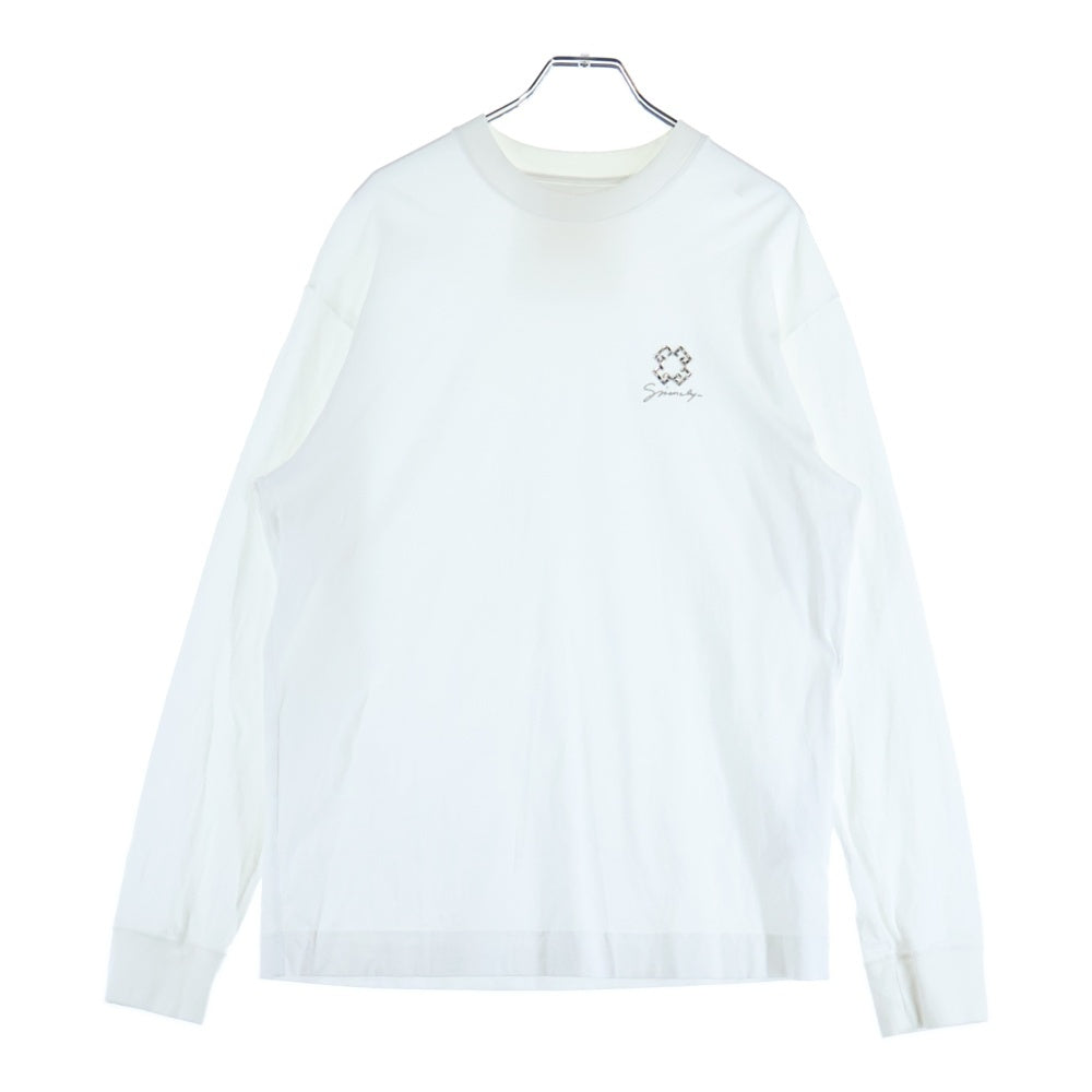 GIVENCHY(ジバンシィ) ロゴ刺繍入り 長袖Tシャツ カットソー ホワイト BM71MH3YPP