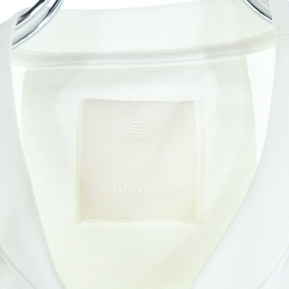 GIVENCHY(ジバンシィ) ロゴ刺繍入り 長袖Tシャツ カットソー ホワイト BM71MH3YPP