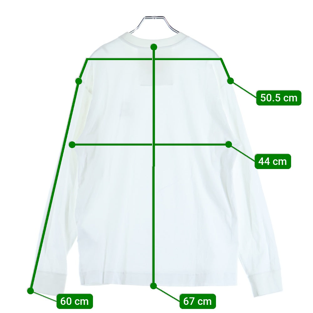 GIVENCHY(ジバンシィ) ロゴ刺繍入り 長袖Tシャツ カットソー ホワイト BM71MH3YPP