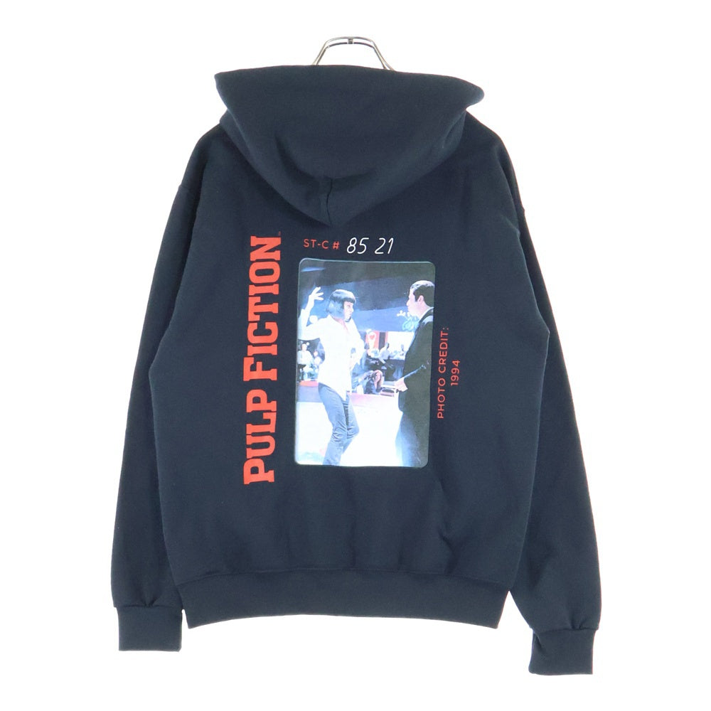 WACKO MARIA(ワコマリア) ×PULP FICTION PULLOVER HOODED SWEAT SHIRT TYPE-3 パルプフィクション プルオーバーフーデッドスウェットシャツ パーカー ブラック PF-WM-SS10