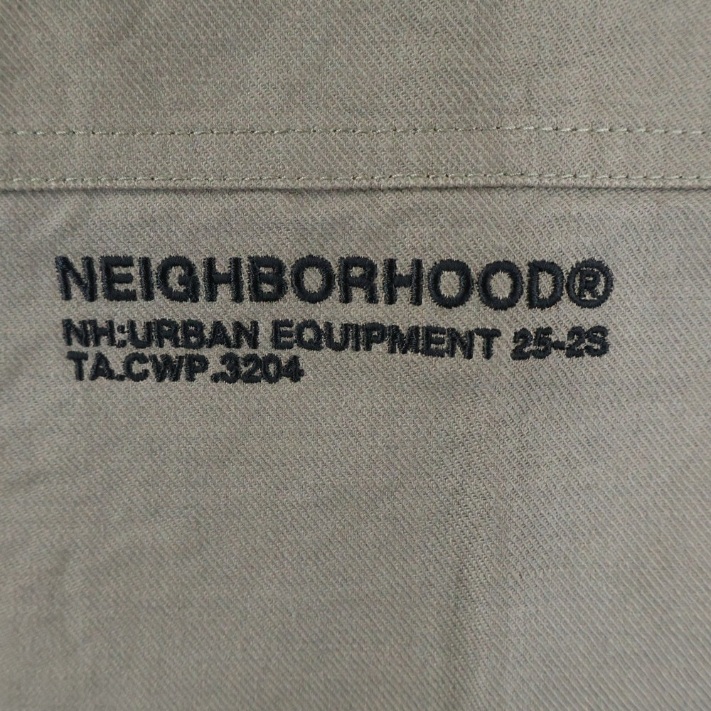 NEIGHBORHOOD(ネイバーフッド) 25AW FATIGUE SHIRT LS ファティーグ ミリタリー 長袖シャツ ブラウン 252TSNH-SHM09